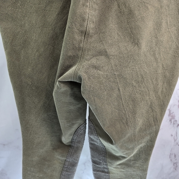 Platinum Breeches Womens 28 Riding Pants Brown Tan Seat Equestrian Jodhpurs JPC - Picture 8 of 13